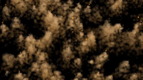 Abstract Particles And Flying Smoke Stock Footage 71966047