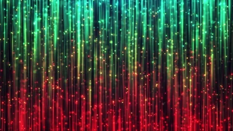 Abstract particles and lines rising up create beautiful bokeh. elegant Stock Footage 299727754