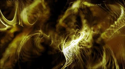 Abstract particles background. 3d render with depth of field 스톡 일러스트