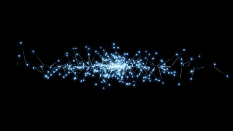 Abstract Particles Background Animation Stock Footage 100818089