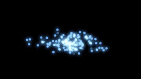 Abstract Particles Background Animation Stock Footage 100818141