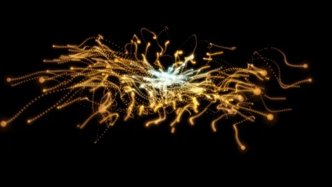 Abstract Particles Background Animation Stock Footage 101945100
