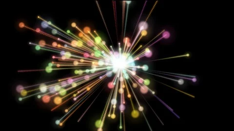 Abstract Particles Background Animation Stock Footage 101947803