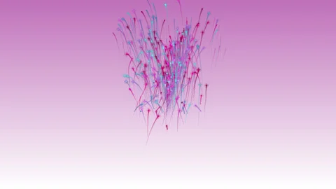 Abstract particles background animation Video stock 209156804