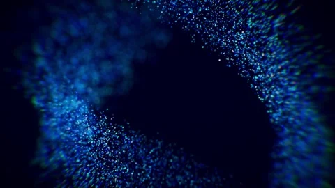 Abstract Particles Background Blue Stock Footage 228716002