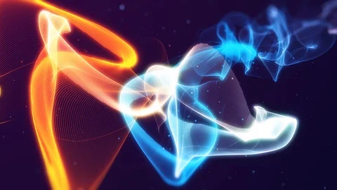 Abstract Particles Background Stock Footage 122721622