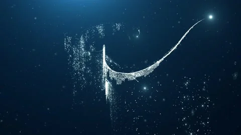 Abstract Particles Background Stock-Footage 143150675