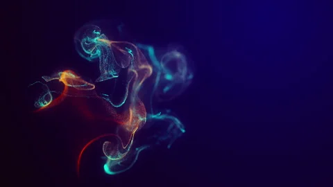 Abstract Particles Background Vídeos de archivo 296623306