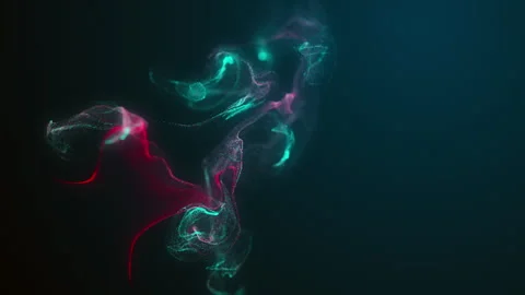 Abstract Particles Background Vídeos de archivo 296623381