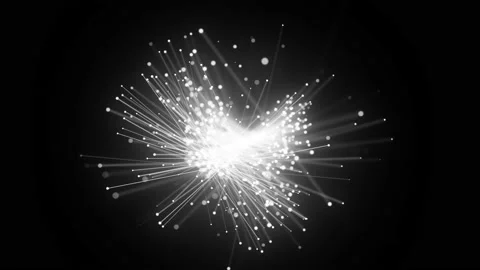 Abstract Particles Background Fx Loop Stock Footage 168086974