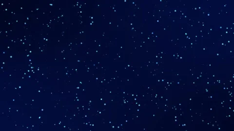 Abstract particles background glowing blue dots loop animation navy background Video stock 283681610