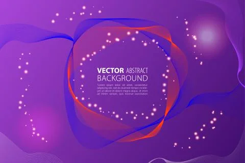 Abstract Particles Background Stock Illustration