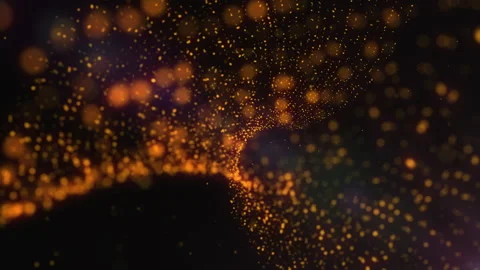 Abstract Particles Background Loop, 4K Stock Footage 156036884