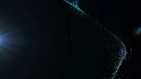 Abstract particles background. Loop Stock Footage 83390154