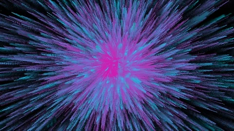 Abstract Particles Background. Loop Stock Footage 95165985