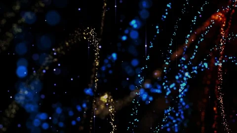 Abstract Particles Background. Loop Stock Footage 95250524