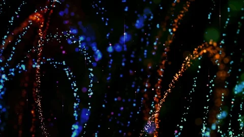 Abstract Particles Background. Loop Stock Footage 95251588