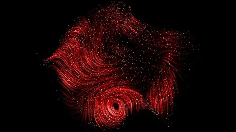 Abstract Particles Background. Loop Video stock 98314192
