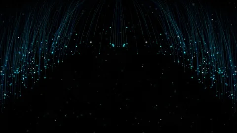 Abstract Particles Background. Loop Video stock 98340368