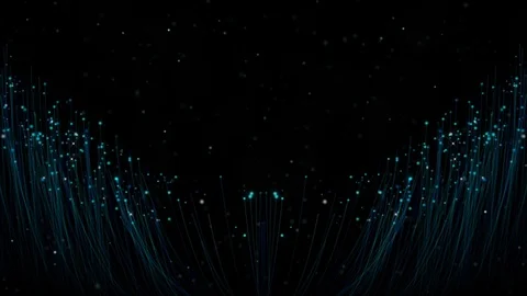 Abstract Particles Background. Loop Video stock 98340384