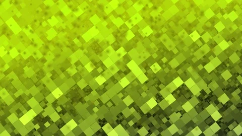 Abstract Particles Background Rotating Yellow Background Video stock 183831992