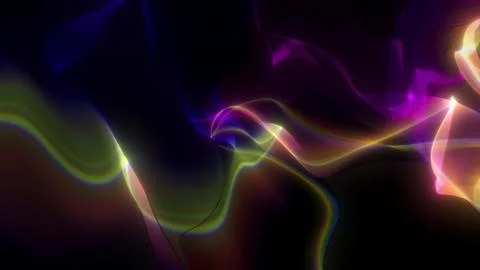 Abstract particles background twist lines and dots. Stock Illustration