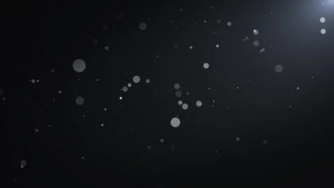 Abstract particles background of white and grey dust particles flying up Stock Footage 322794131