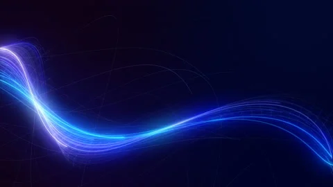 Abstract particles connect lines Stock-Footage 99632043