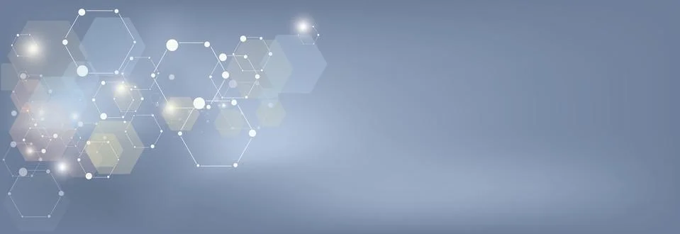 Abstract particles connection Illustrazione stock