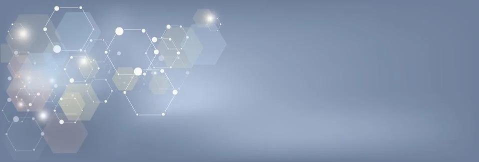 Abstract particles connection Illustrazione stock