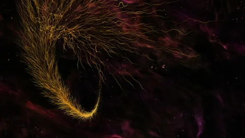 Abstract Particles, Copy Space Stock Footage 156500512