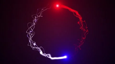 Abstract particles Curcle Background Stock Footage 48901557