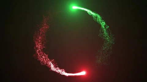 Abstract particles Curcle Background Stock Footage 48901740