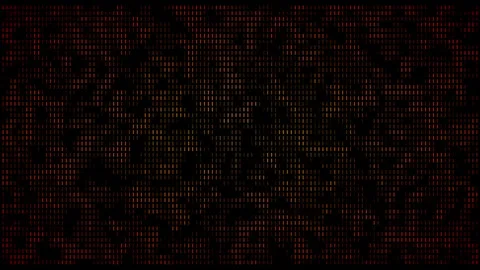 Abstract particles with data texture video animated background Stock Footage 342015120