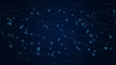 Abstract Particles Digital Technology Business Corporate Stock Footage 337985369
