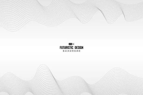 Abstract particles dots technology design pattern artwork design background. Illustrazione stock