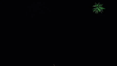 Abstract particles drift with soft light flares in dark atmospheric backgroun Stock Footage 345320234