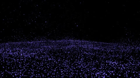 Abstract particles dust motion background. Glowing moving sparkles background Stock Footage 261284326