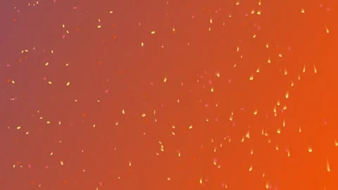 Abstract Particles Floating in Warm Gradient Atmosphere with Subtle Light F.. Stock Footage 340045406