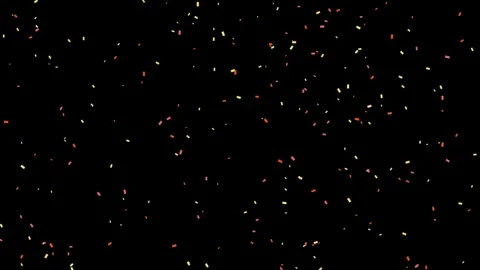 Abstract Particles Flowing Through Dark Space with Subtle Light Particles Stock Footage 340045407