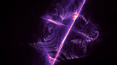 Abstract particles Stock Footage 125586928