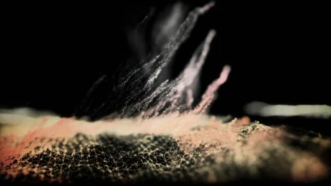 Abstract particles Stock Footage