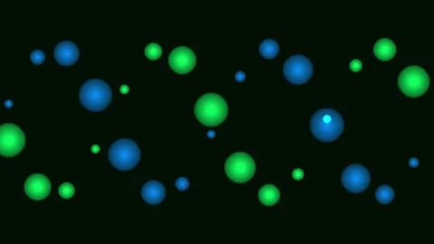 Abstract Particles Forming Geometric Patterns in Dark Nebula with Cinematic.. Stock Footage 340912228