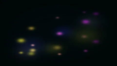 Abstract particles gradient animated background with teal deep colors Stock Footage 331034919