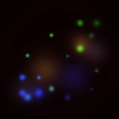 Abstract particles gradient animated background with ruby mid colors Stock Footage 331057796