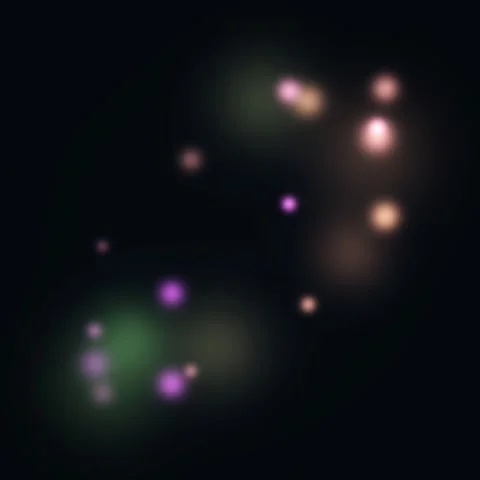 Abstract particles gradient animated background with sky soft colors Stock Footage 331080160