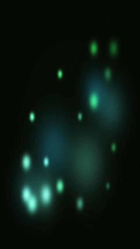 Abstract particles gradient animated background with jade soft colors Stock Footage 331201850