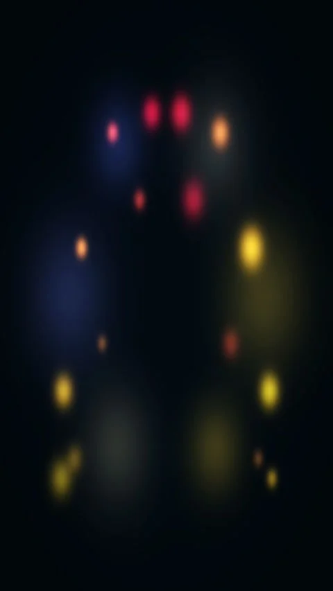 Abstract particles gradient animated background with sky mid colors Stock Footage 331213981