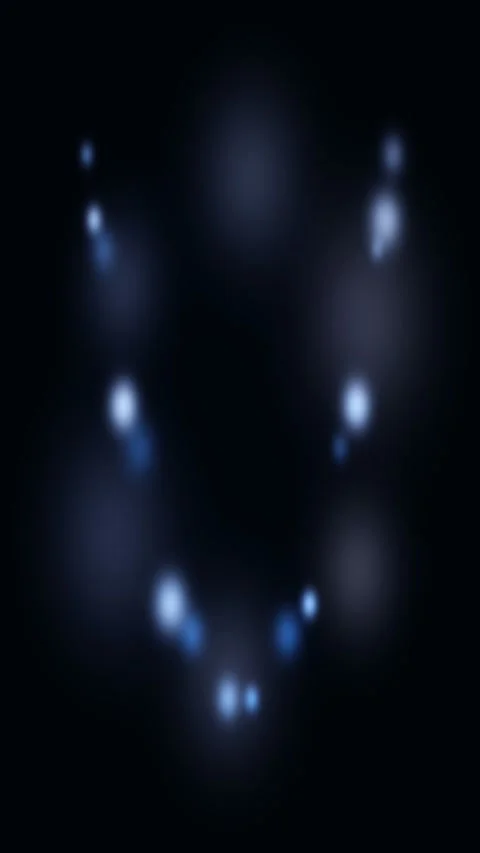 Abstract particles gradient animated background with azure soft colors Stock Footage 331747986