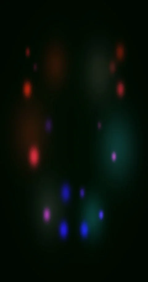Abstract particles gradient animated background with emerald mid colors Stock Footage 331822522